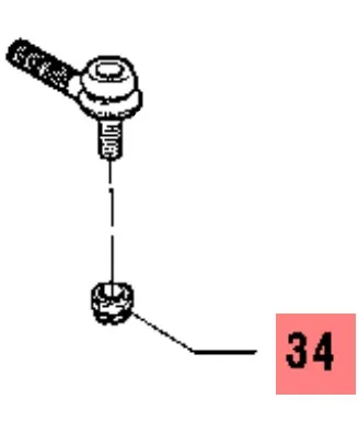 86029064 - гайка